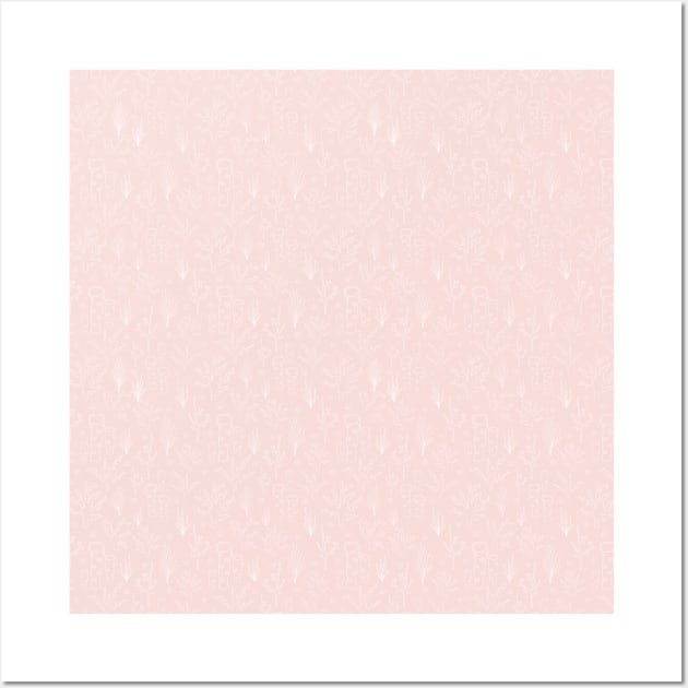 Coral Reef Pink White Wall Art by Sandra Hutter Designs